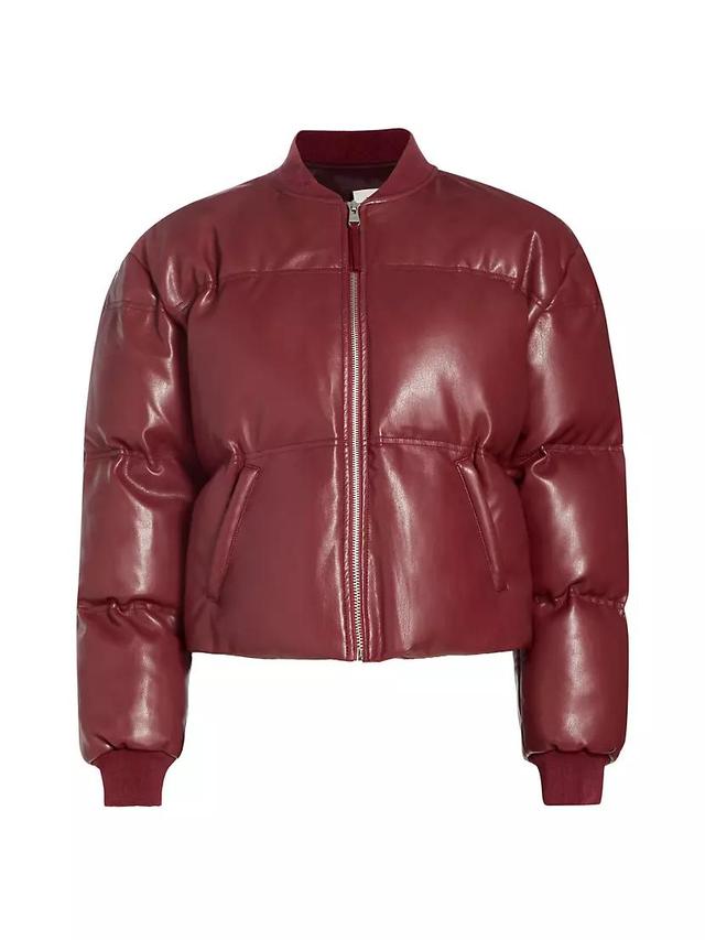 Faux Leather Maris Bomber Product Image