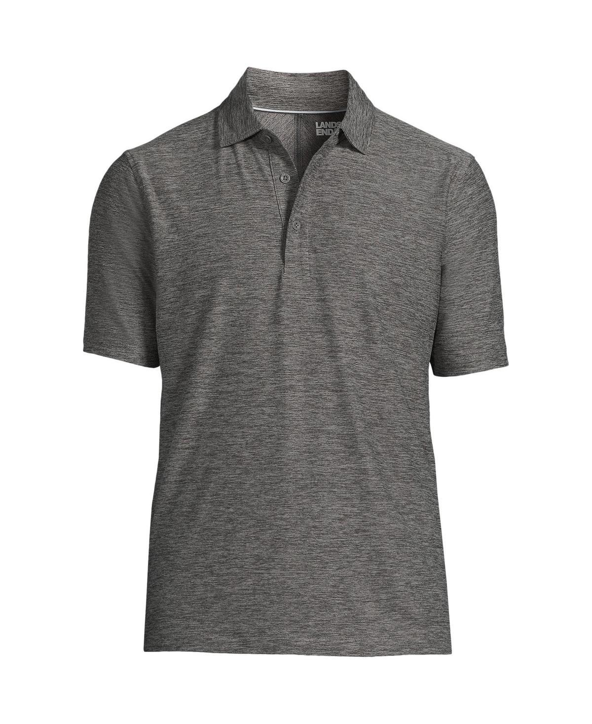 Lands End Mens Short Sleeve Performance Pieced Yoke Social Active Polo Product Image