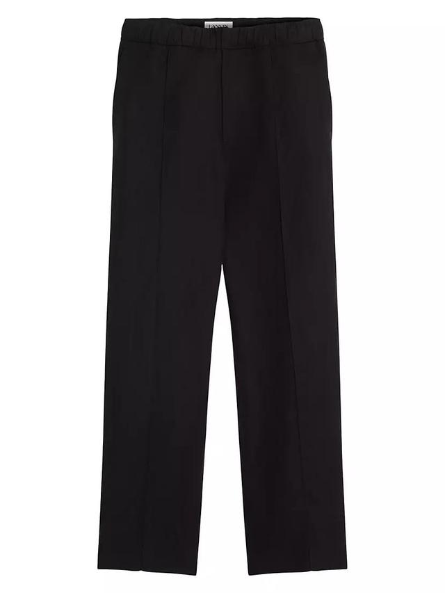 Suit Pants with an Elasticated Waistband Product Image