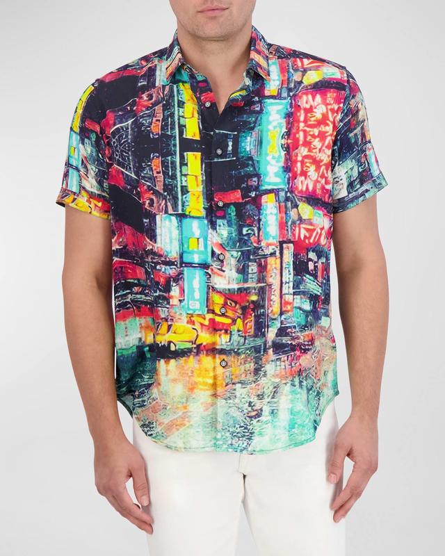 Mens Boreal Printed Short-Sleeve Shirt Product Image