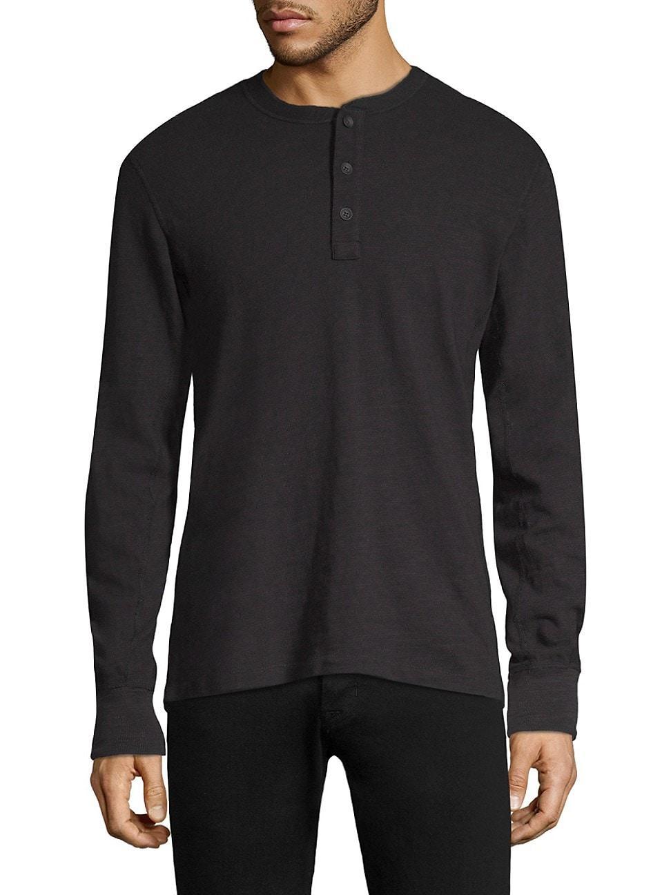 Rag & Bone Classic Henley White. (also in ). Product Image