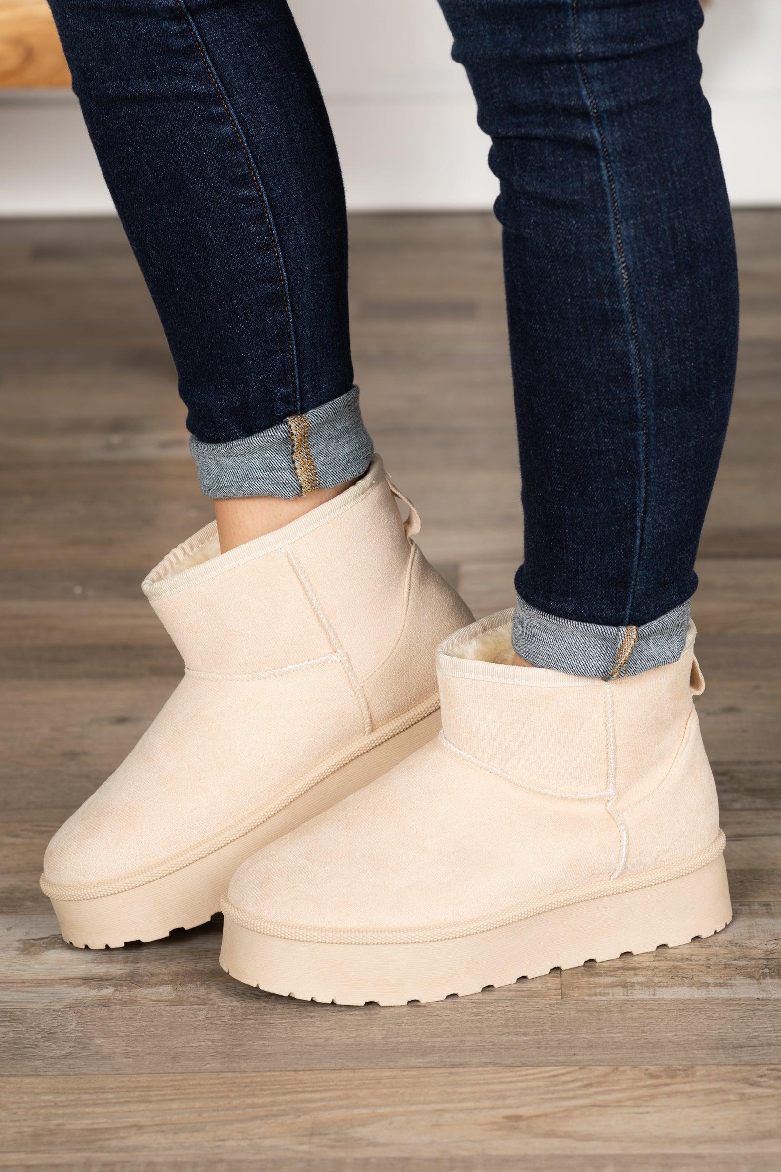 Mini Sherpa Booties Product Image