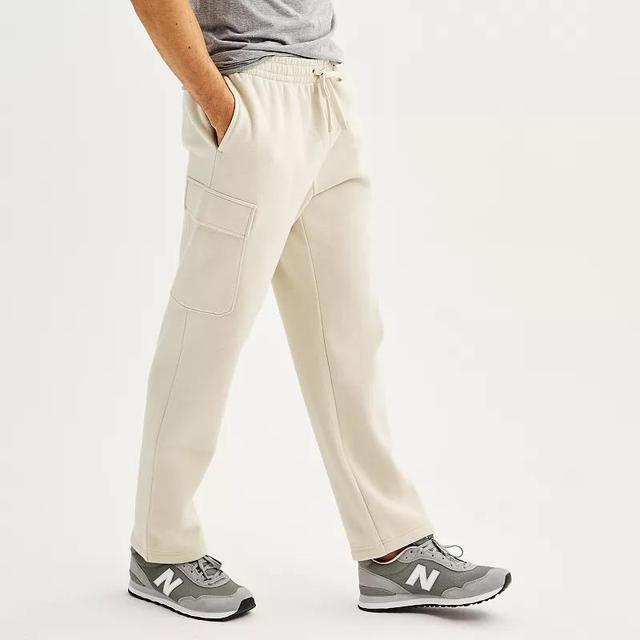 Mens Tek Gear Ultra Soft Fleece Open Bottom Relaxed Cargo Pants Product Image