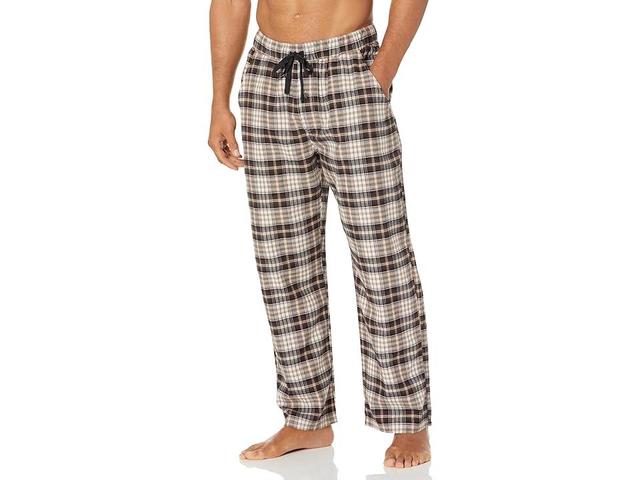 Pendleton PJ Pants (Tan/Brown Plaid) Men's Pajama Product Image