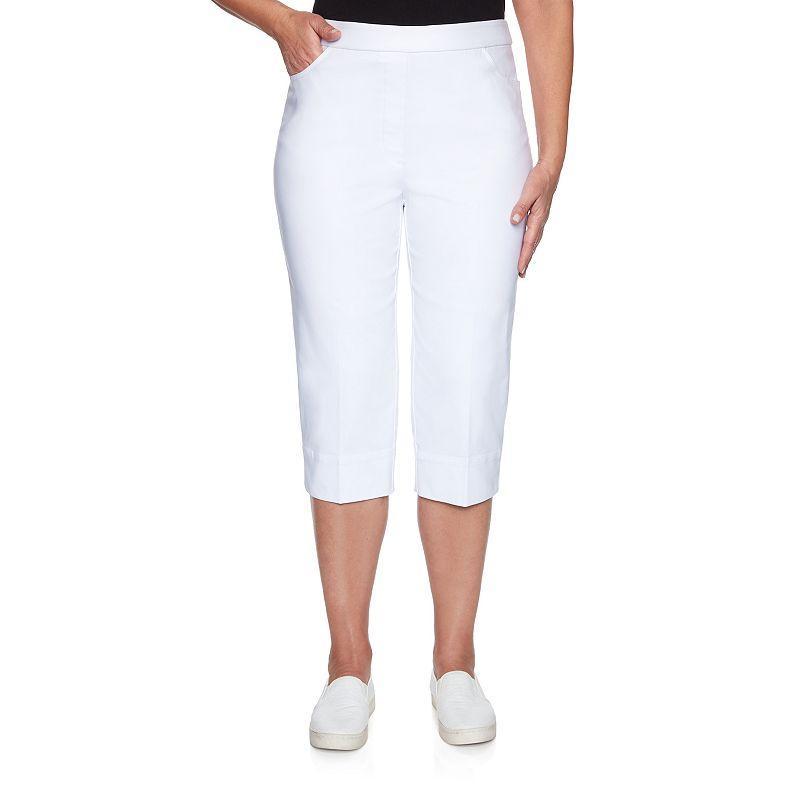 Petite Alfred Dunner Allure Capri Pants, Womens Product Image