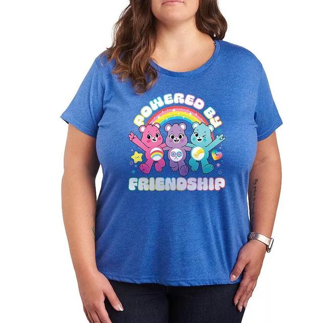 Plus Care Bears Powered By Friendship Graphic Tee, Womens Grey Gray Product Image