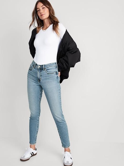 High-Waisted OG Straight Ankle Jeans Product Image