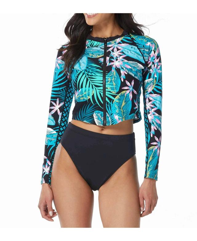 Beach House Sport Womens Impact Crop Top Rash Guard Product Image