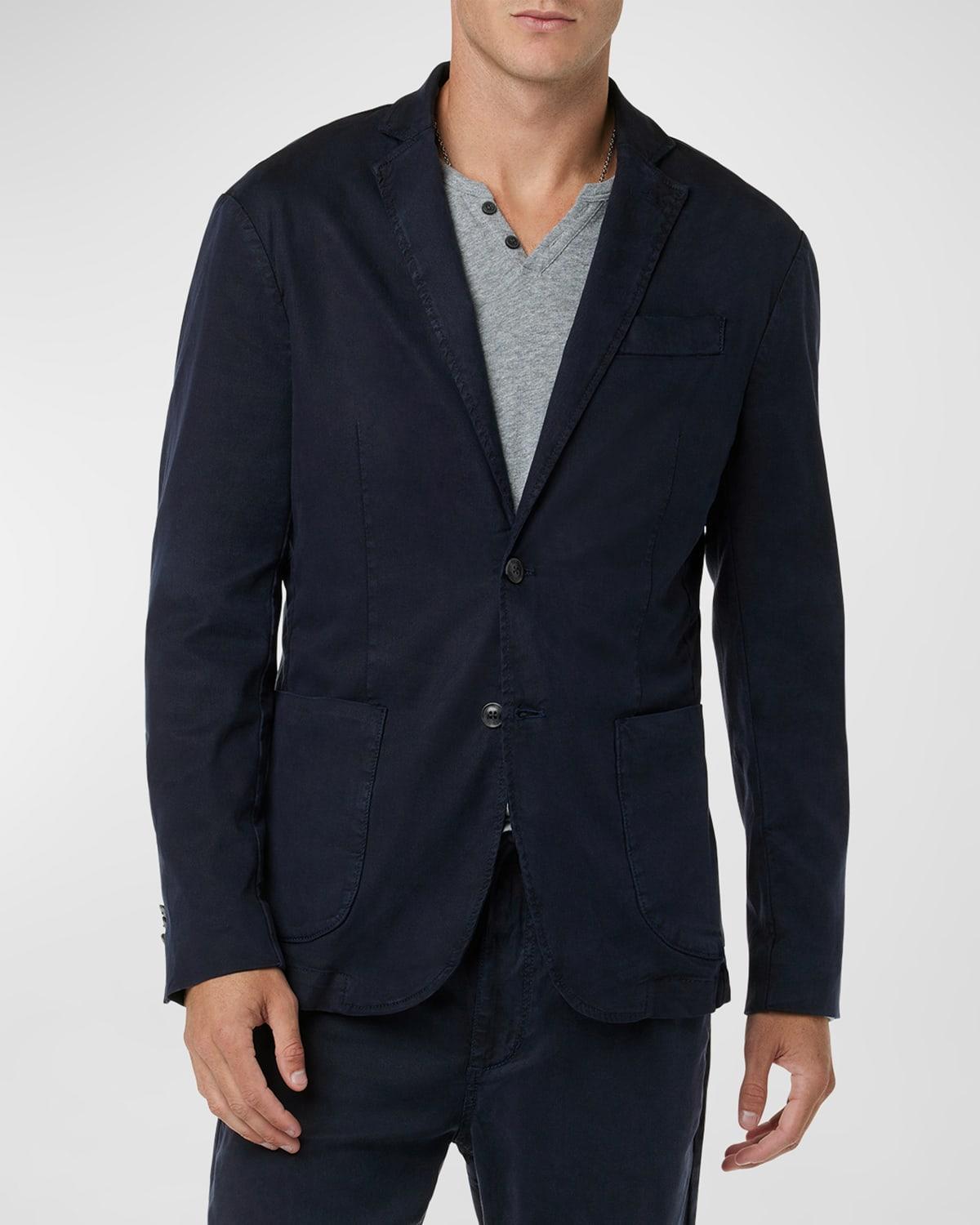 Mens Denim Two-Button Blazer Product Image