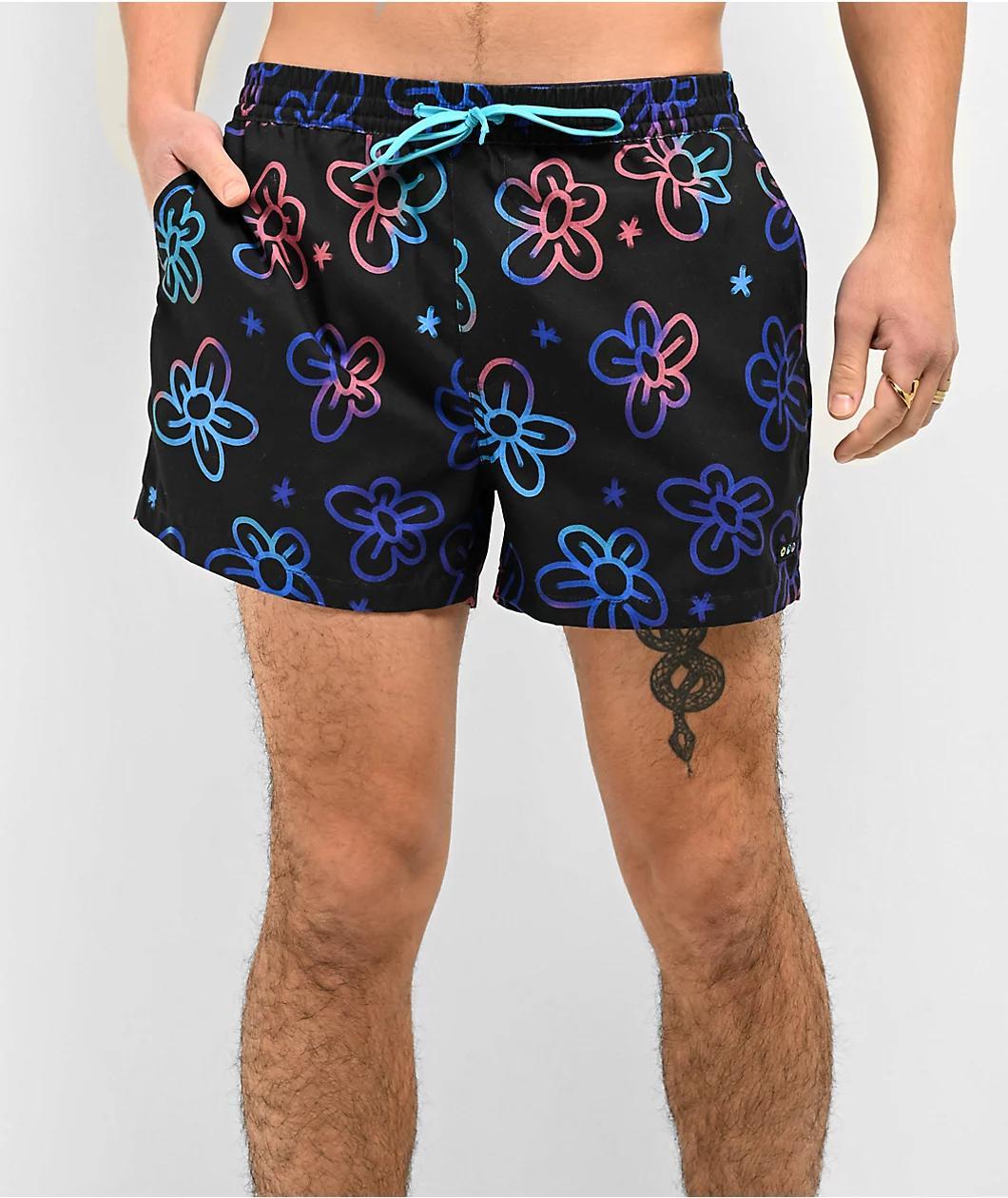 A-Lab Skippy Black Board Shorts Product Image