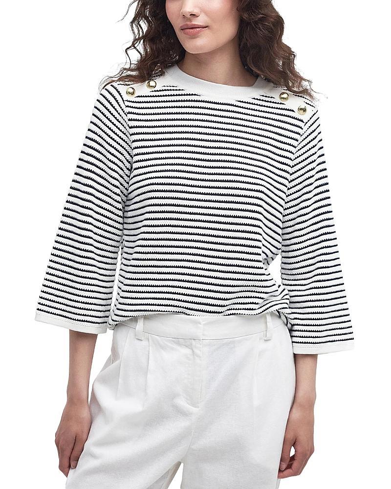 Womens Macy Tuck Stitch Stripe Sweater product image