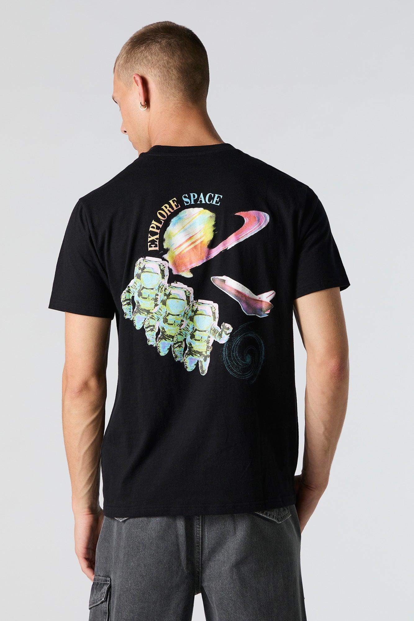 NASA Explore Space Graphic T-Shirt Male Product Image