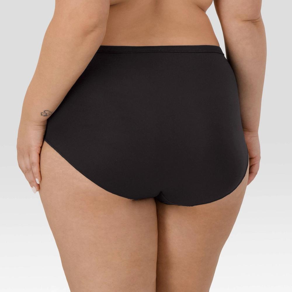 Just My Size by Hanes Women's 5pk Breathable Mesh Briefs - Black/Pink/Brown 9 Product Image