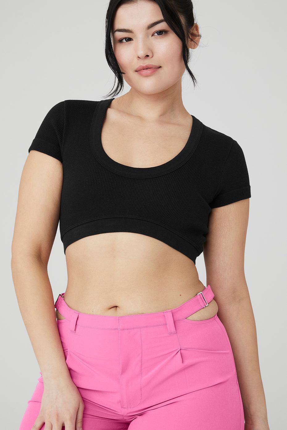 Alo Serene Rib Crop Top Product Image