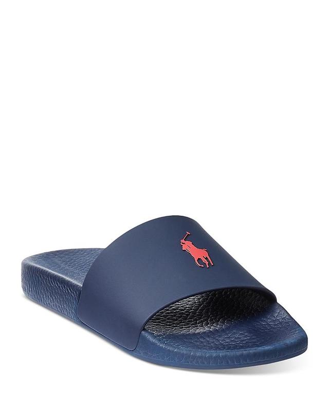 Polo Ralph Lauren Mens Logo Pool Slide Sandals Product Image