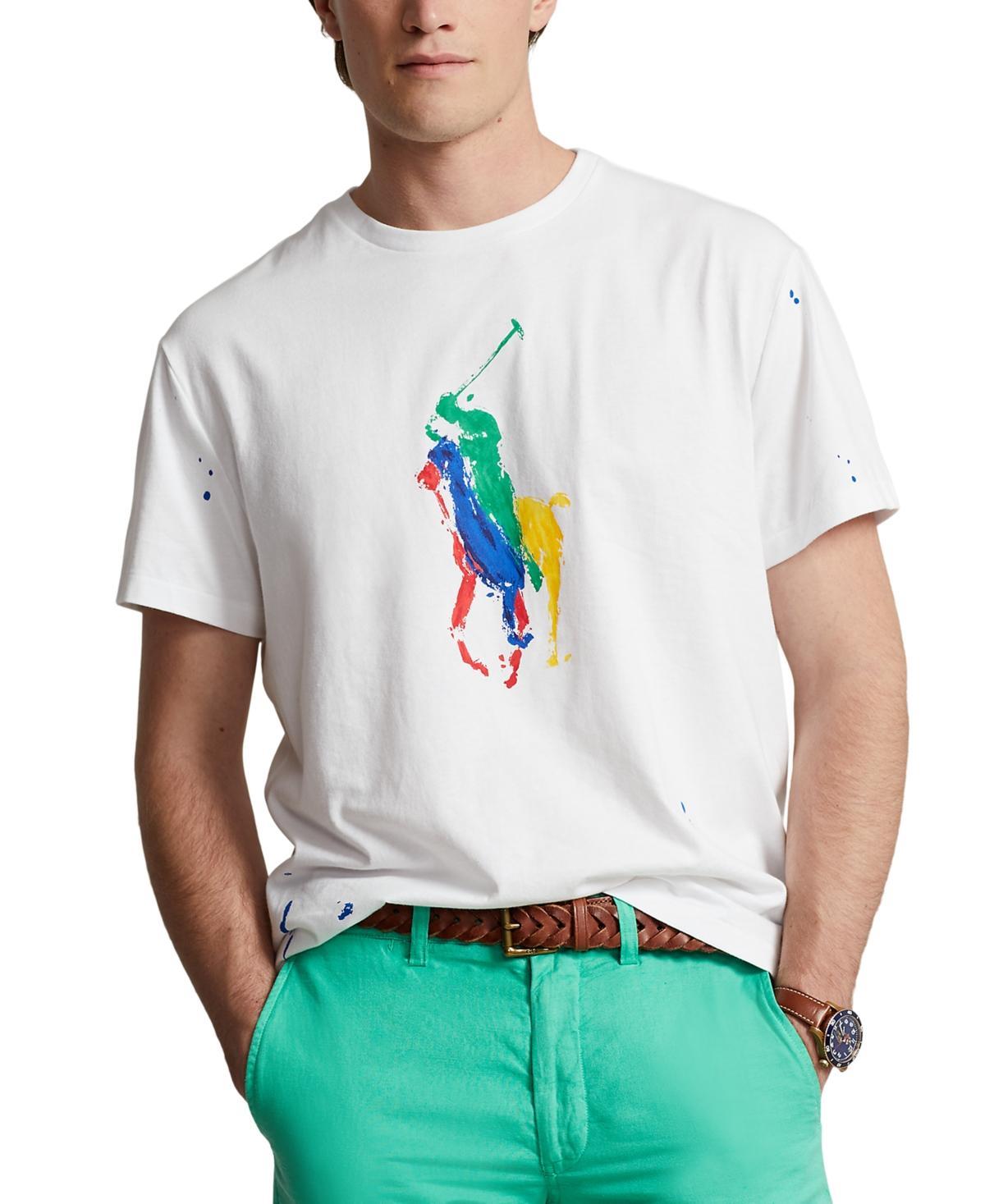 Polo Ralph Lauren Mens Big & Tall Big Pony Jersey T-Shirt Product Image