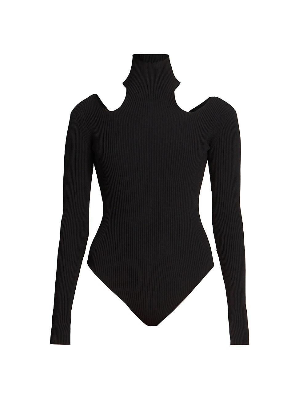 Womens Long-Sleeve Cut-Out Bodysuit product image