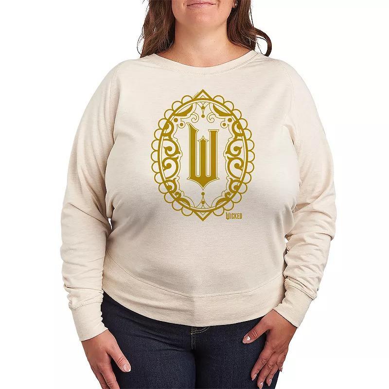 Plus Size Wicked Logo Lightweight French Terry Sweatshirt, Womens Product Image