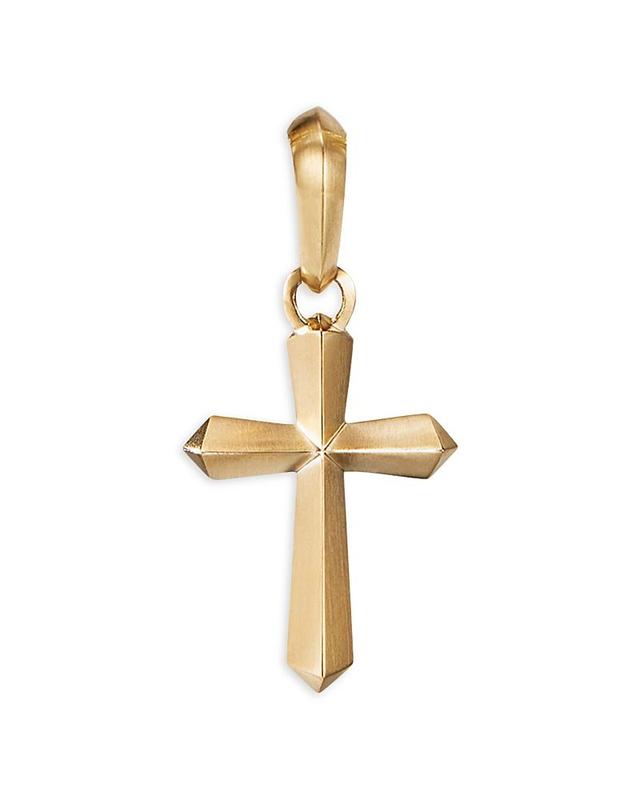 David Yurman Mens Roman Cross Amulet in 18K Yellow Gold, 19mm Product Image