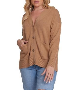 Womens Patch-Pocket Cotton Cardigan Product Image