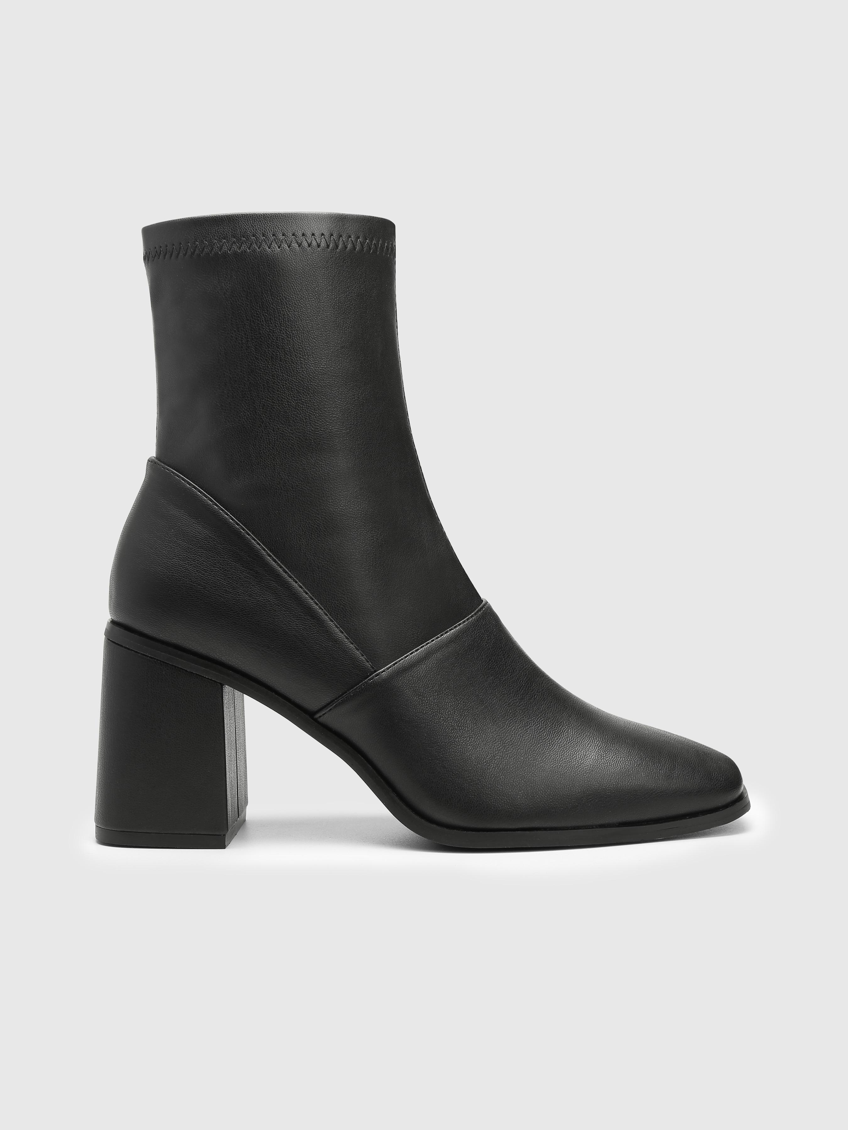 Classic Chunky Heeled Ankle Boots product image