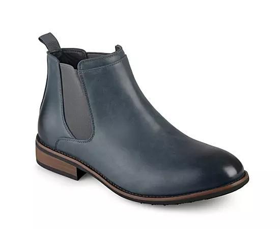 Vance Co. Landon Mens Tru Comfort Foam Pull-on Chelsea Boots Green Product Image