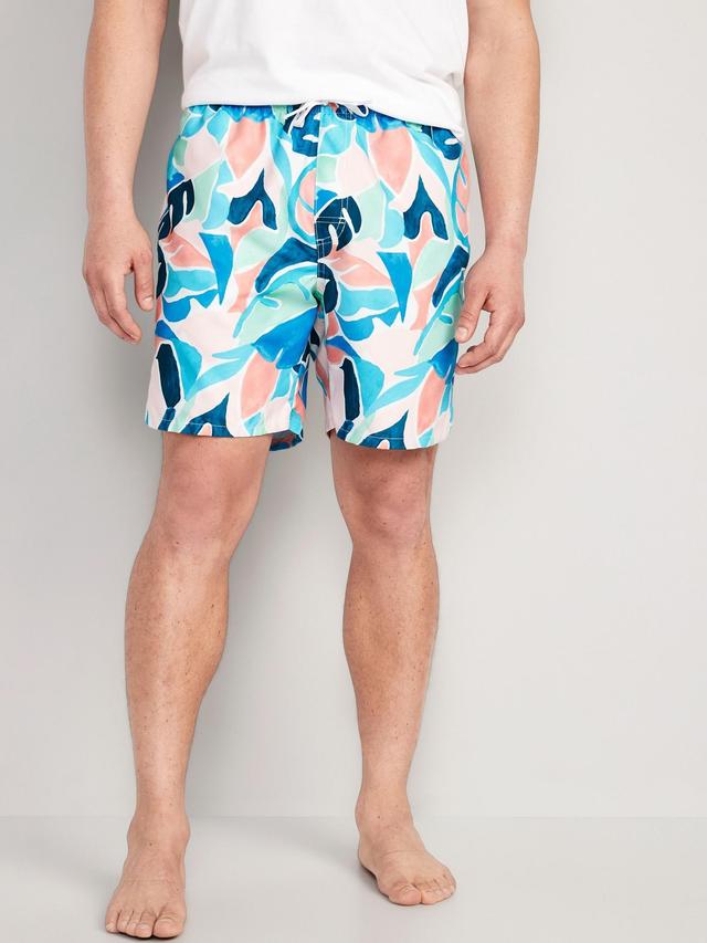 Printed Swim Trunks --7-inch inseam Product Image