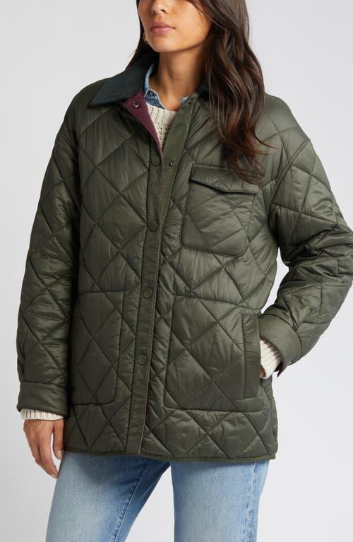 Womens Reversible Quilted Jacket Product Image