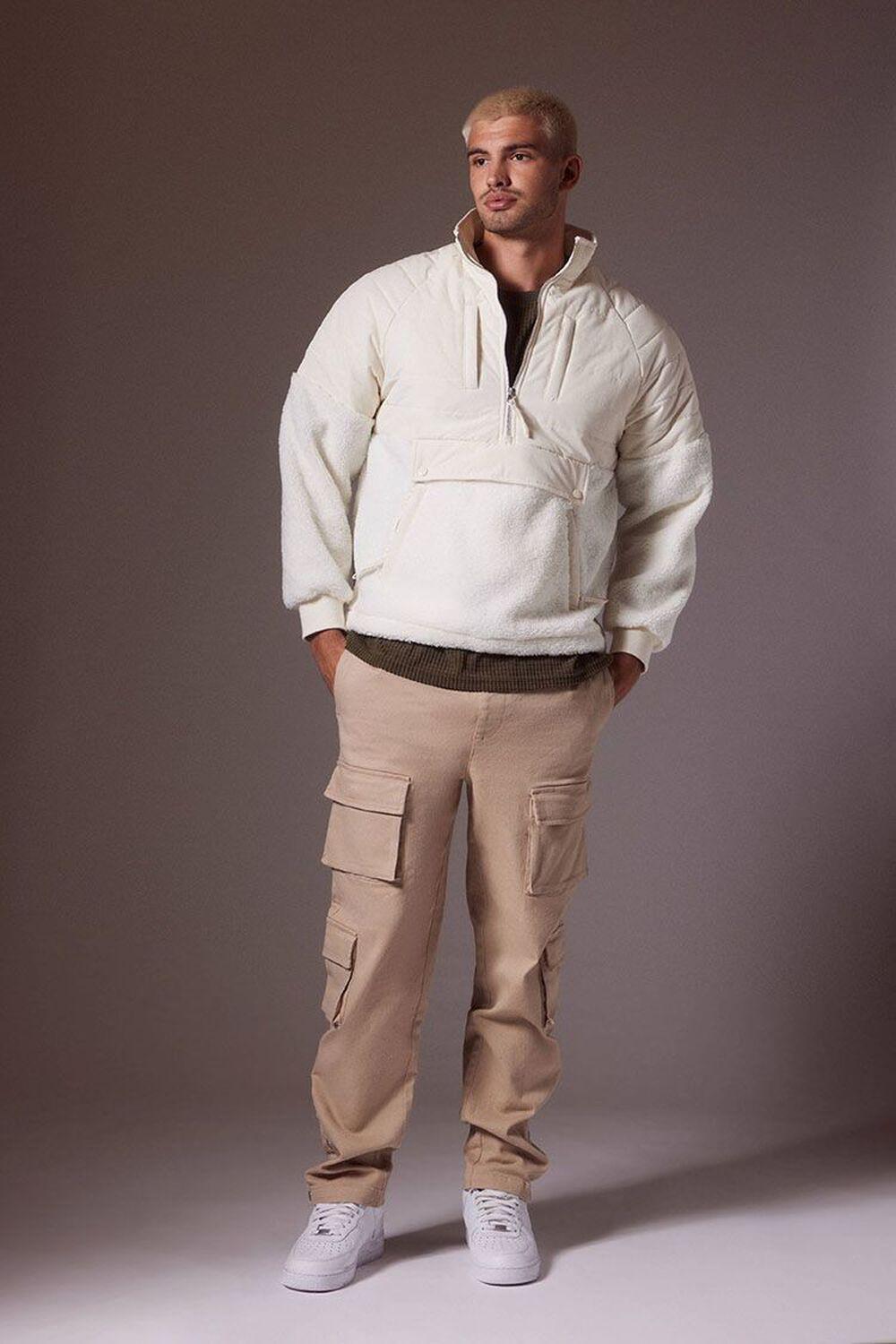 Twill Button-Hem Cargo Joggers | Forever 21 Product Image