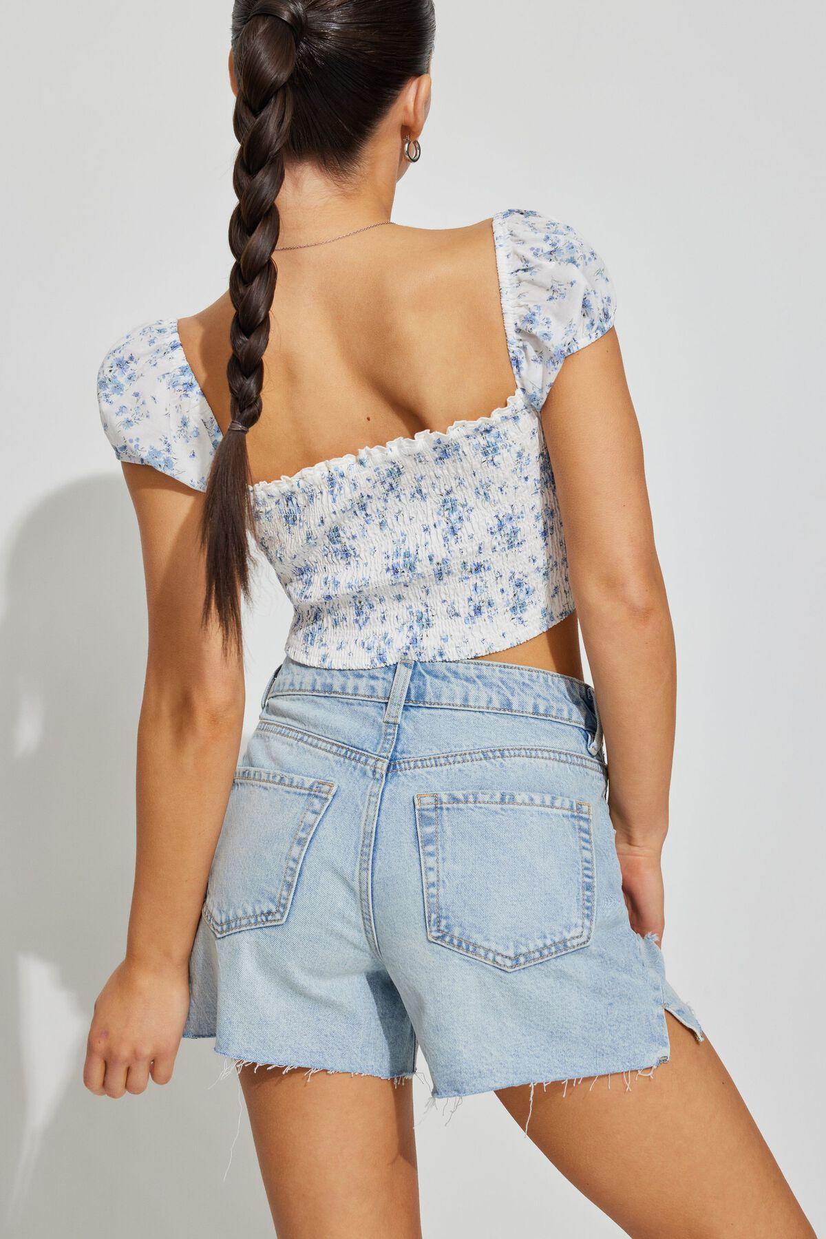 Vintage Cut-Off Denim Short Product Image