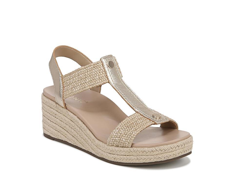 VIONIC Calera Ankle Straps Metallic Leather) Women's Sandals Product Image