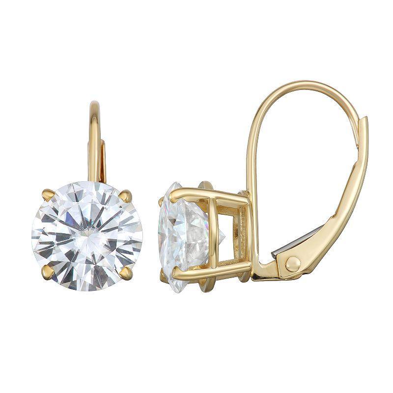 Charles & Colvard 3 Ct. T.w. Lab Created Moissanite Leverback Earrings Product Image