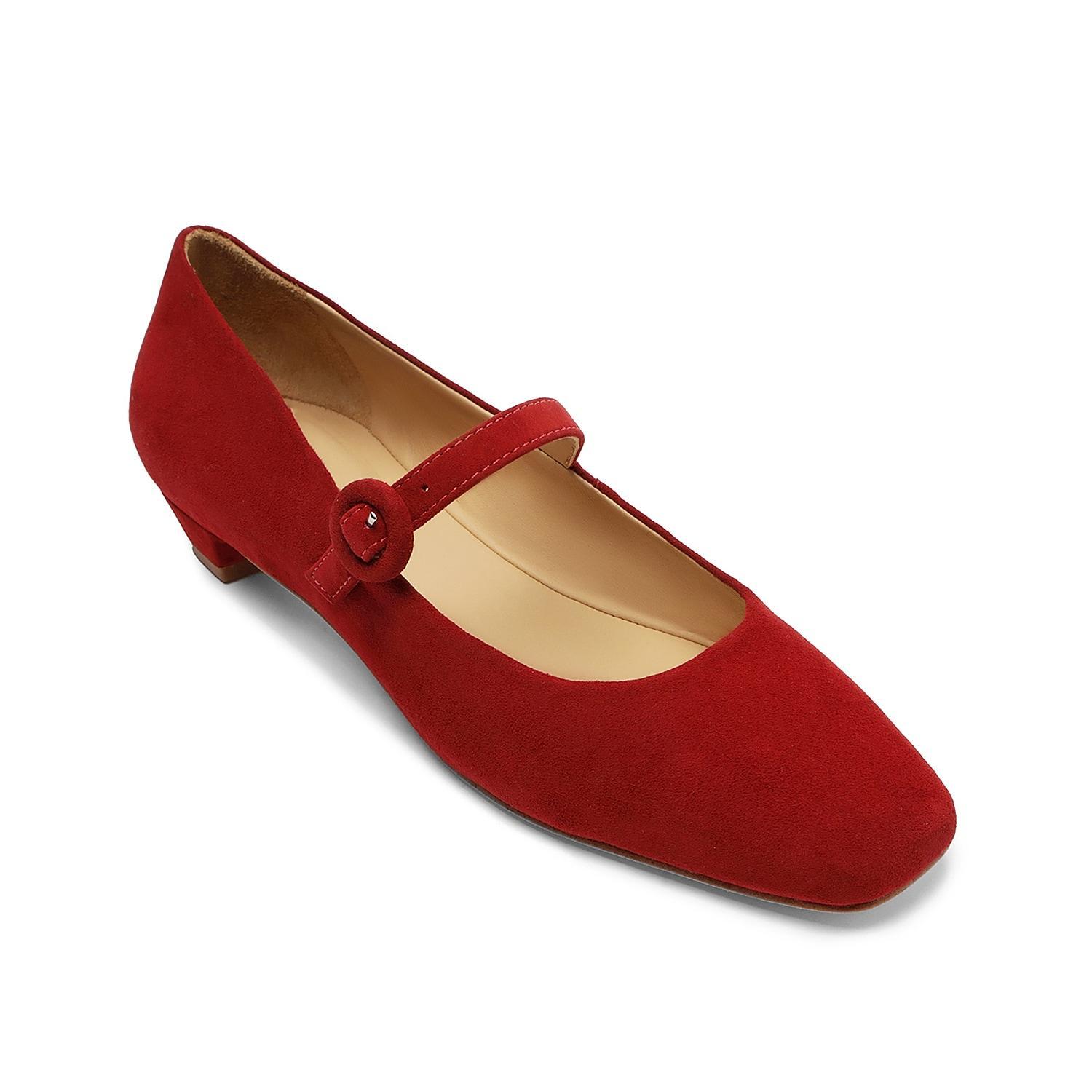 Womens Gabriela Suede Mary Jane Flats Product Image