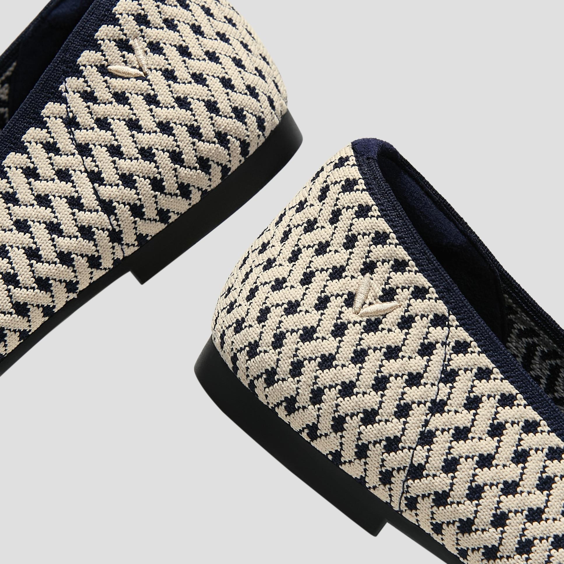 Round-Toe Woven Knit Loafer (Audrey) Product Image