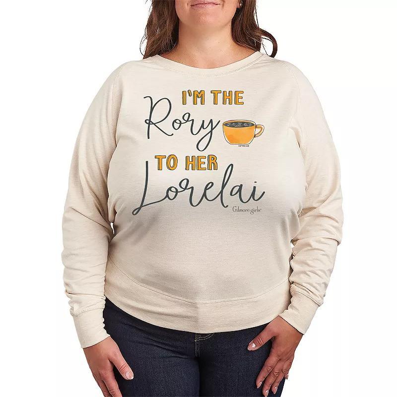 Plus Size Gilmore Girls Im The Rory Lightweight French Terry Sweatshirt, Womens Product Image