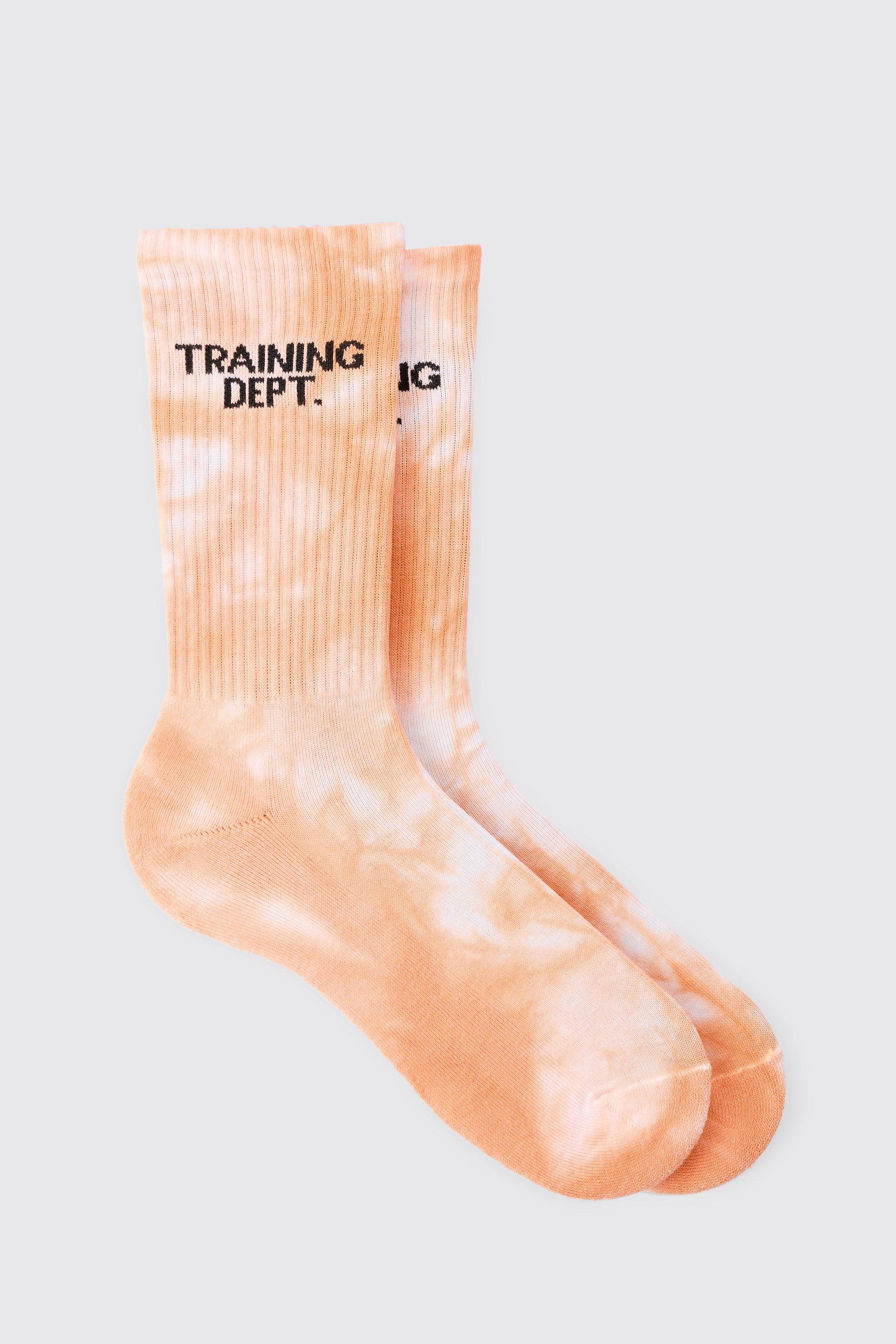 Man Active Training Dept Tie-dye Crew Socks | boohooMAN USA Product Image