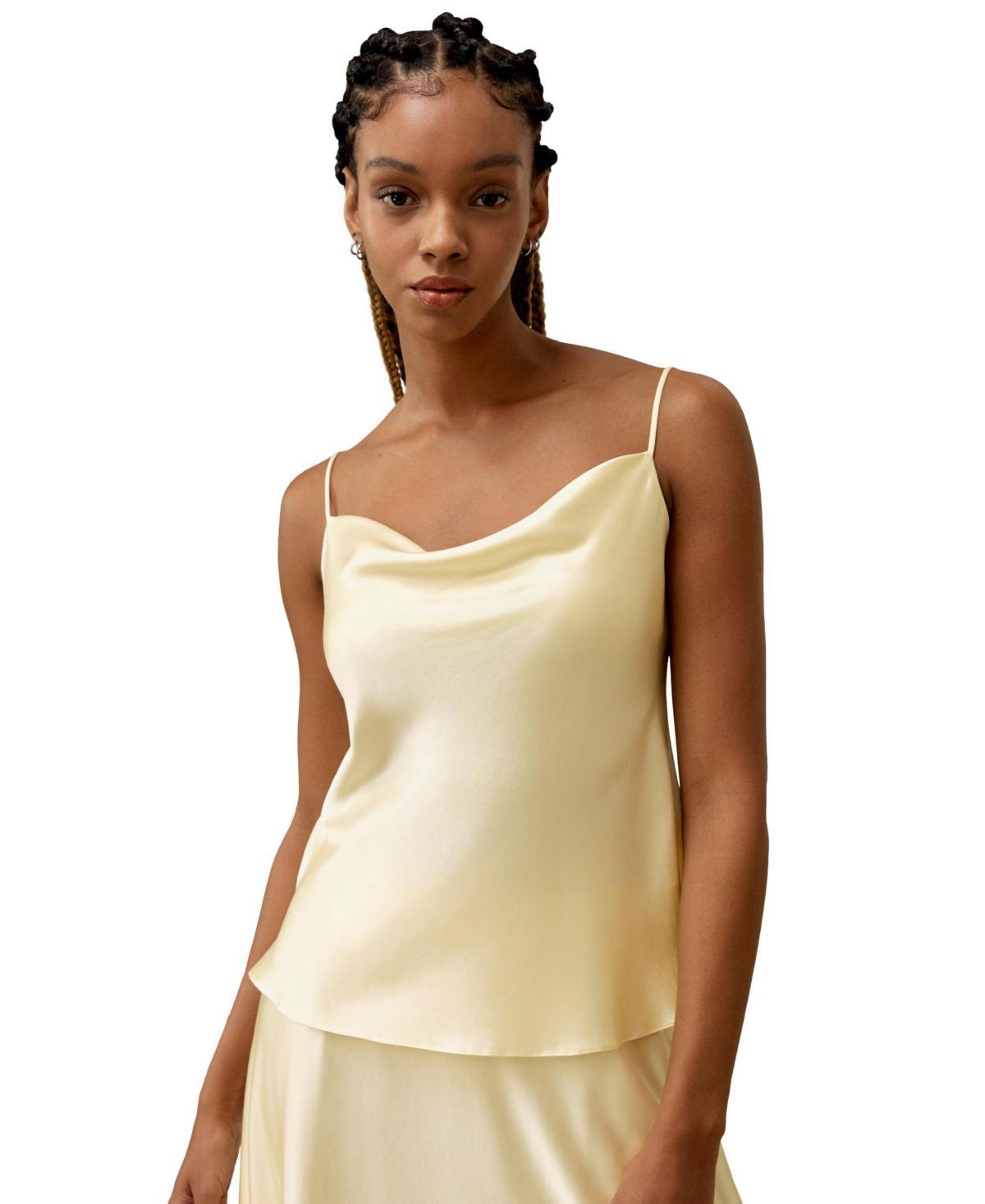 Lilysilk Womens Golden Cocoon Cowl Neck Camisole for Women Product Image