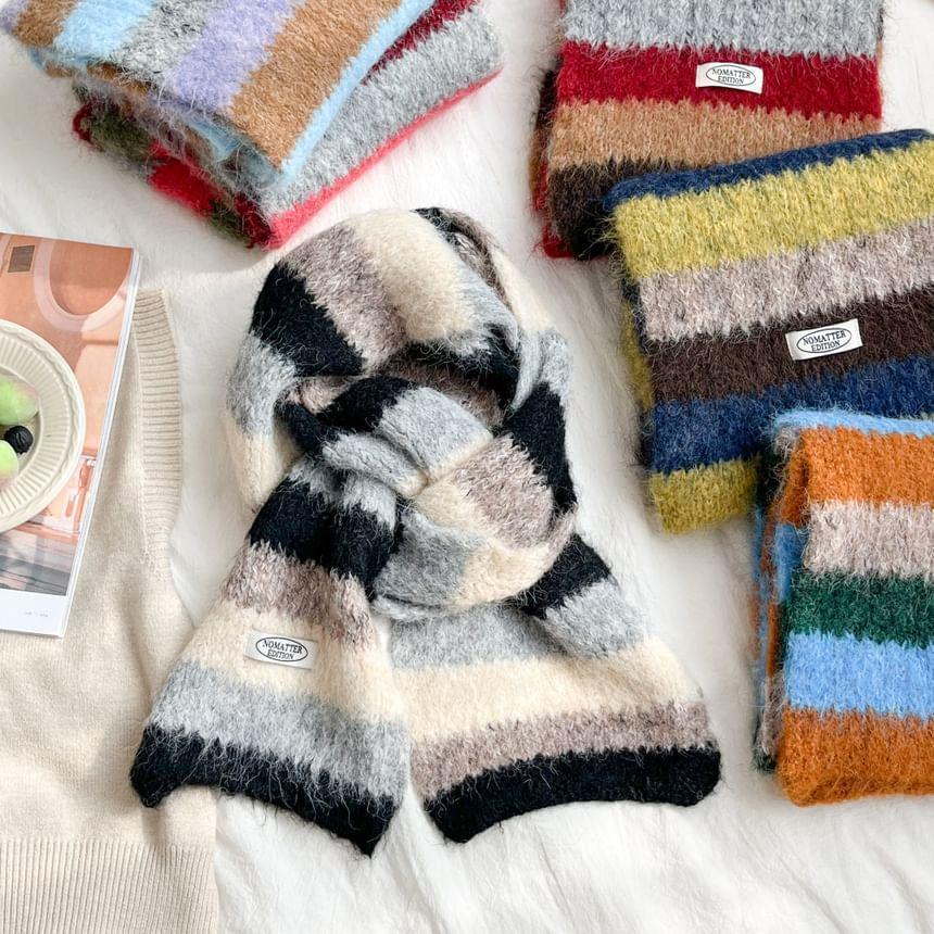 Striped Wool Scarf product image