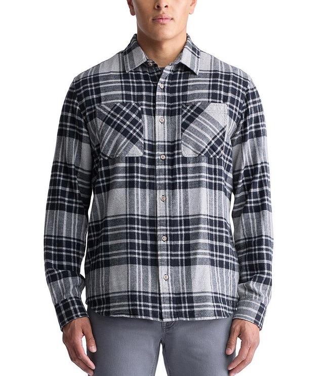 Buffalo David Bitton Sinato Traditional Plaid Flannel Shirt Product Image