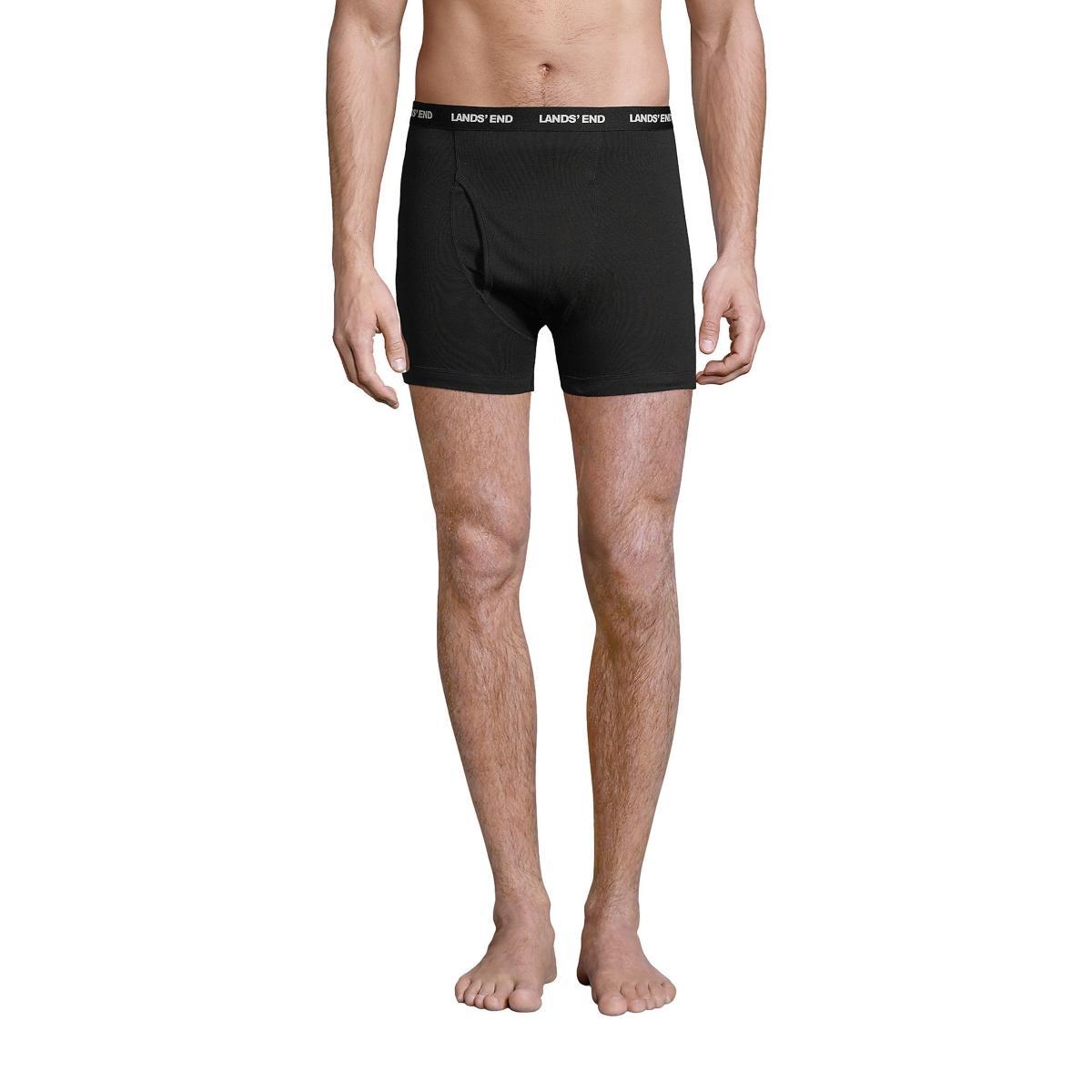 Lands End Mens 3 Pack Knit Boxer Briefs Product Image