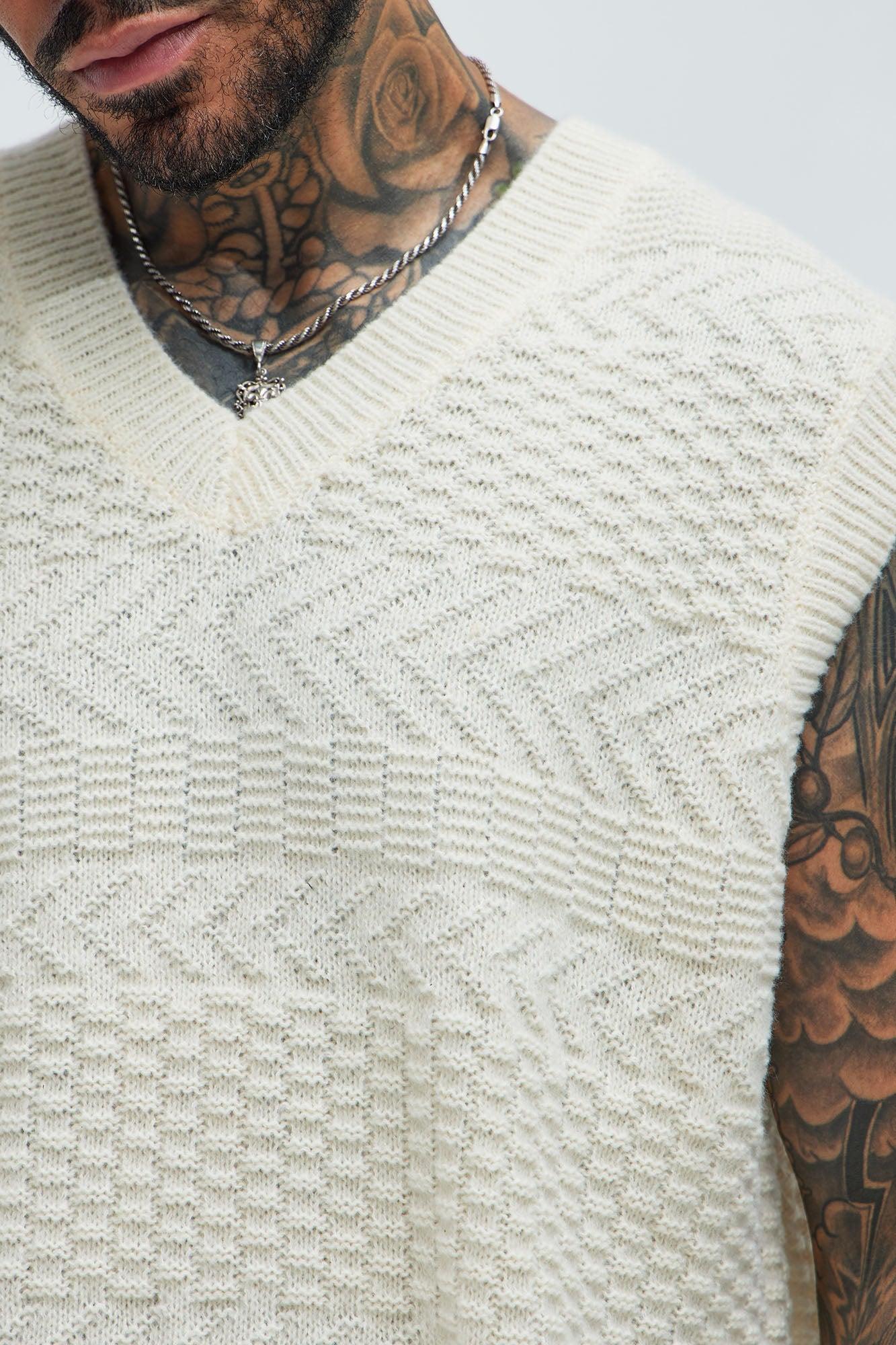 Now Or Never Sweater Vest - Cream Product Image