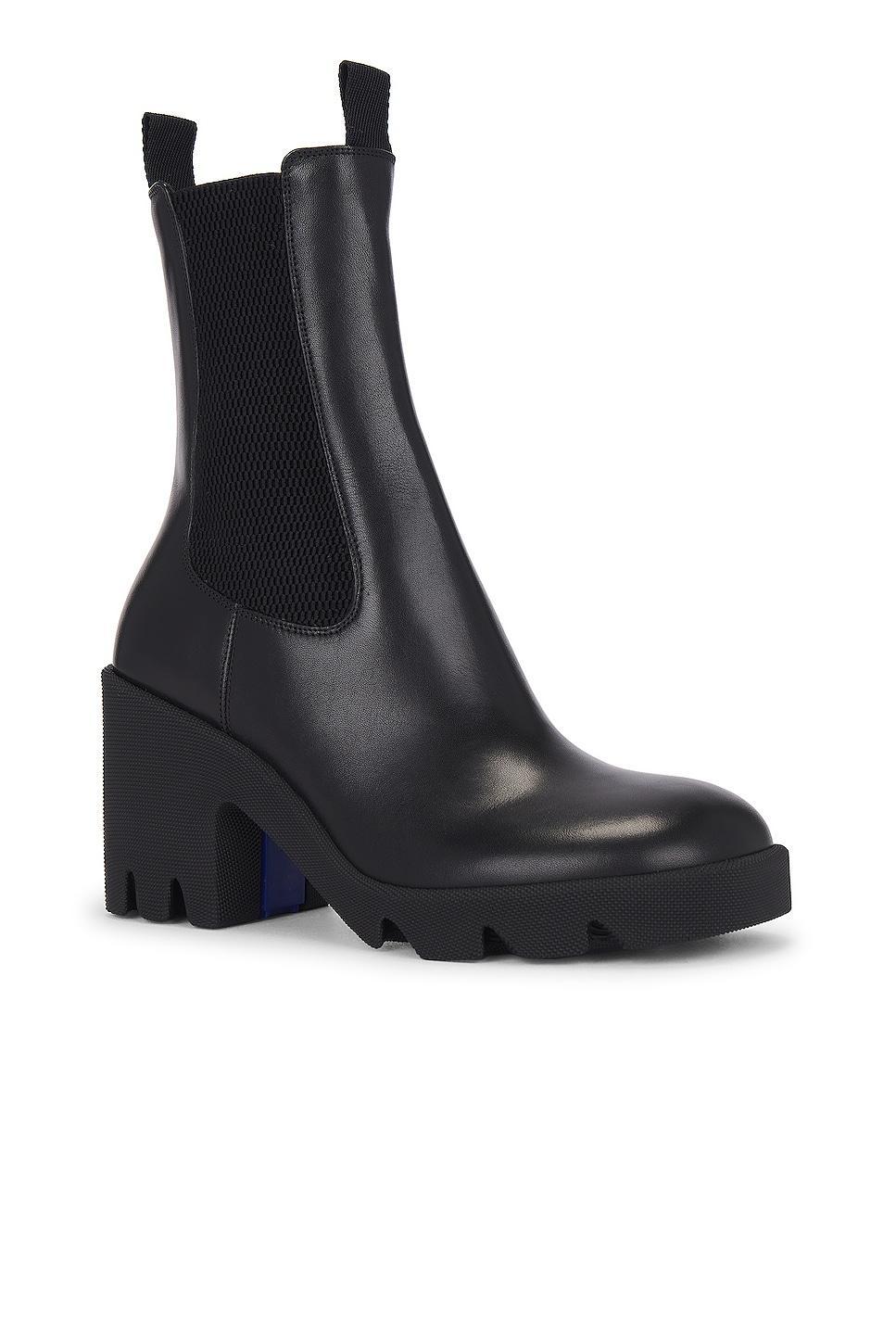 Burberry Eden Boot in Black - Black. Size 41 (also in 39). Product Image