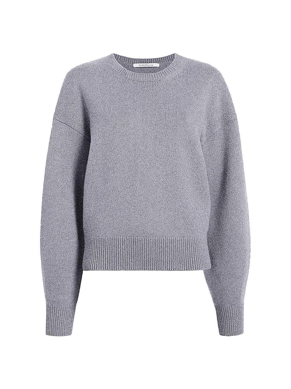 Womens Cashmere-Wool Sweater Product Image