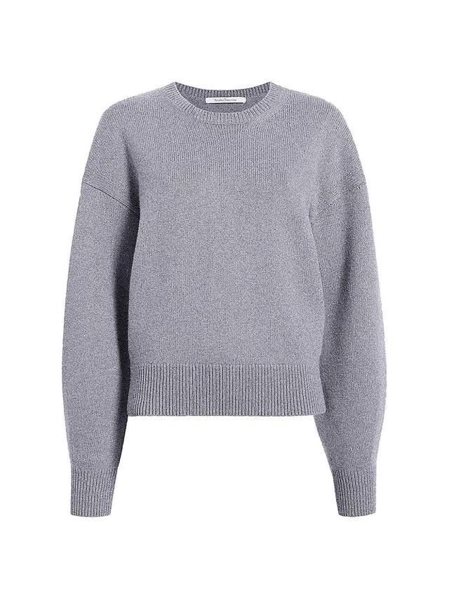 Womens Cashmere-Wool Sweater Product Image