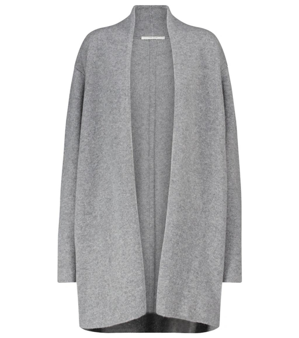 THE ROW Fulham Cashmere Open Front Cardigan In Medium Heather Grey Product Image