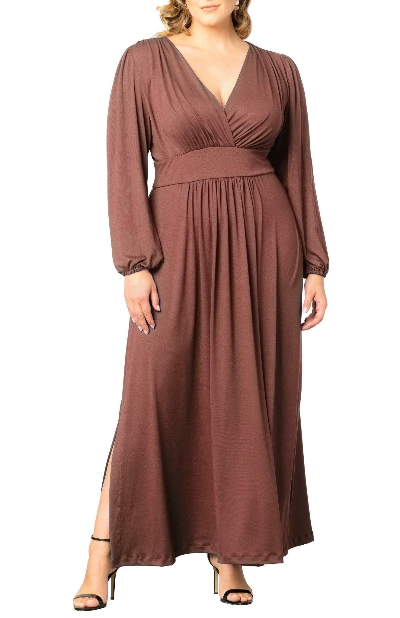 Kelsey Long Sleeve Maxi Dress - Plus Product Image