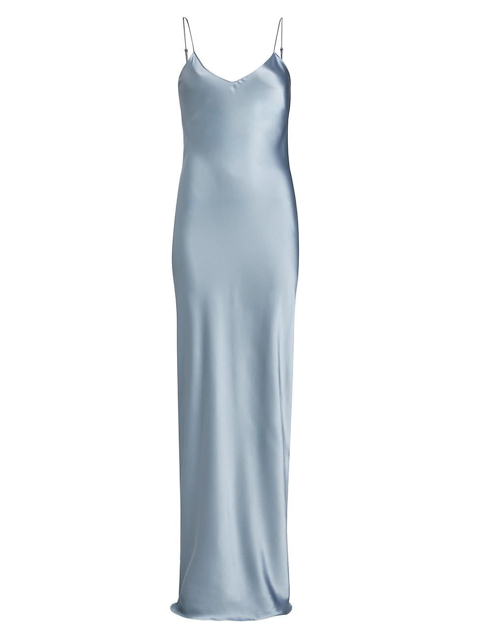 NILI LOTAN Cami Gown Metallic Gold. (also in ). Product Image