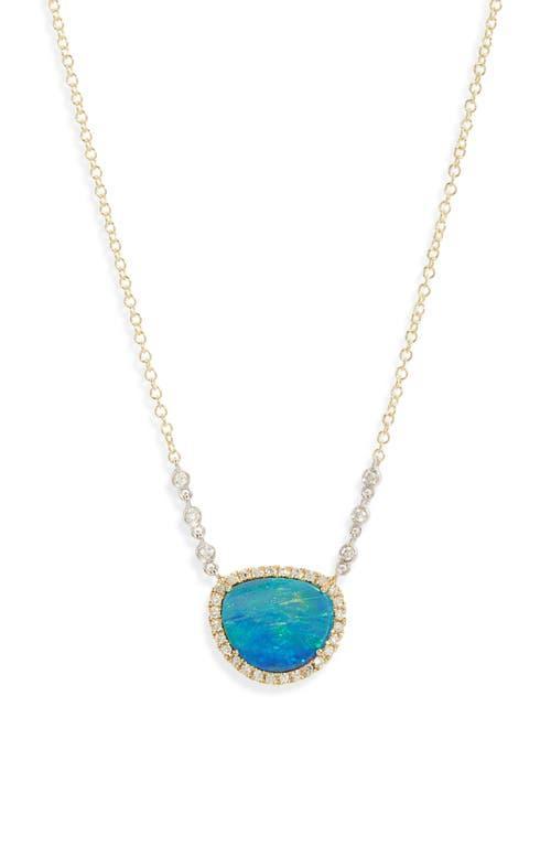 Meira T Opal & Diamond Pendant Necklace Product Image