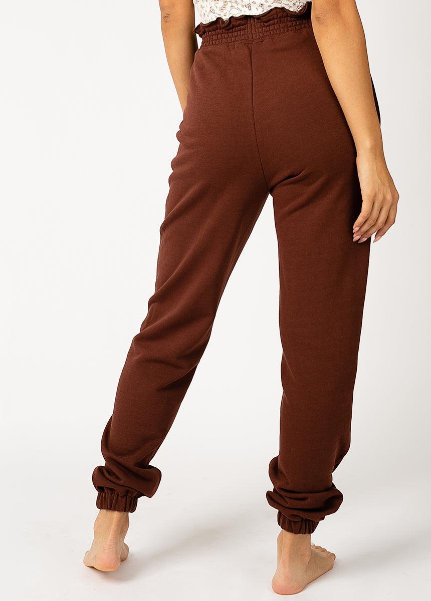 Nadia Sweatpants in Chocolate Female Product Image