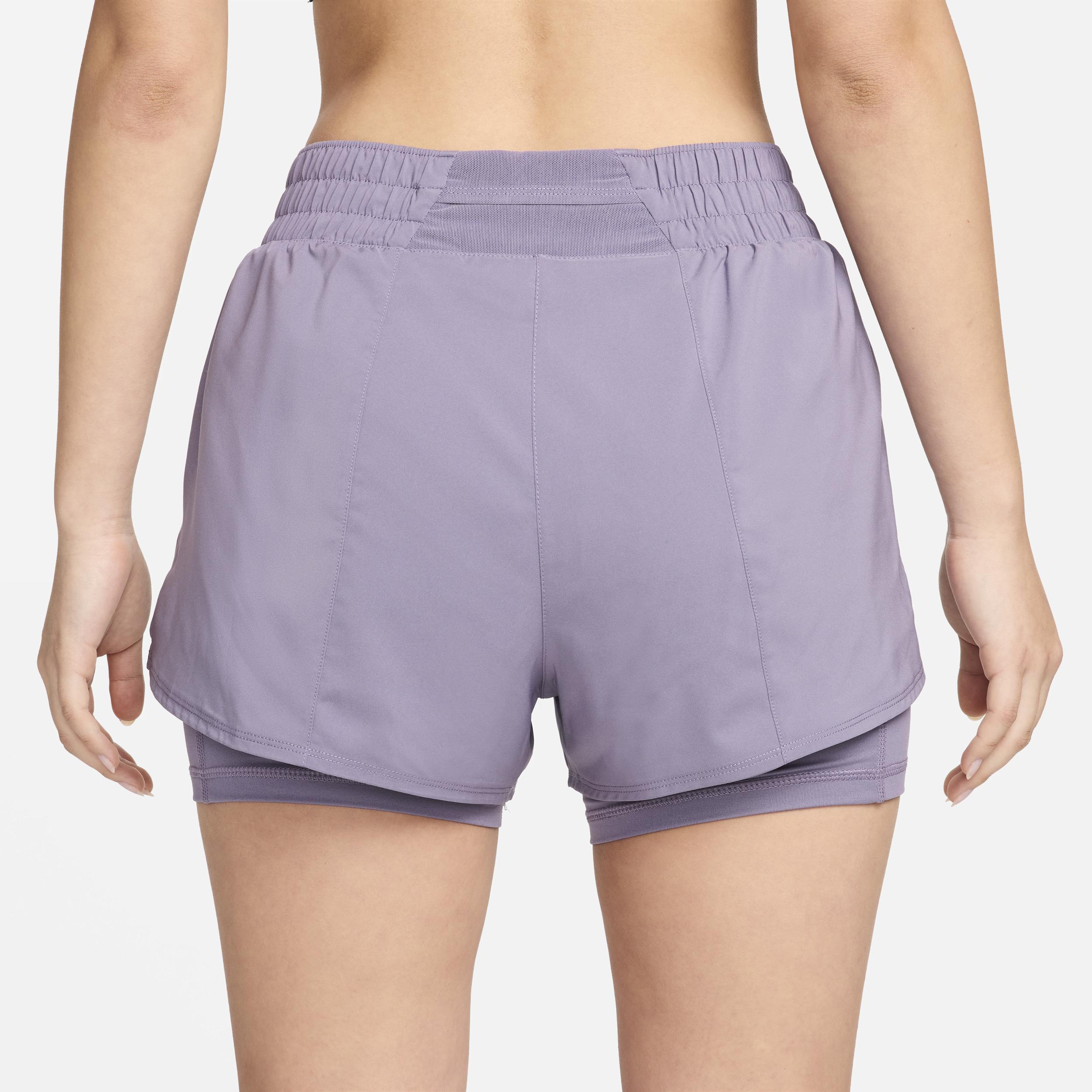 Nike Womens One Dri-FIT High-Waisted 3 2-in-1 Shorts Product Image